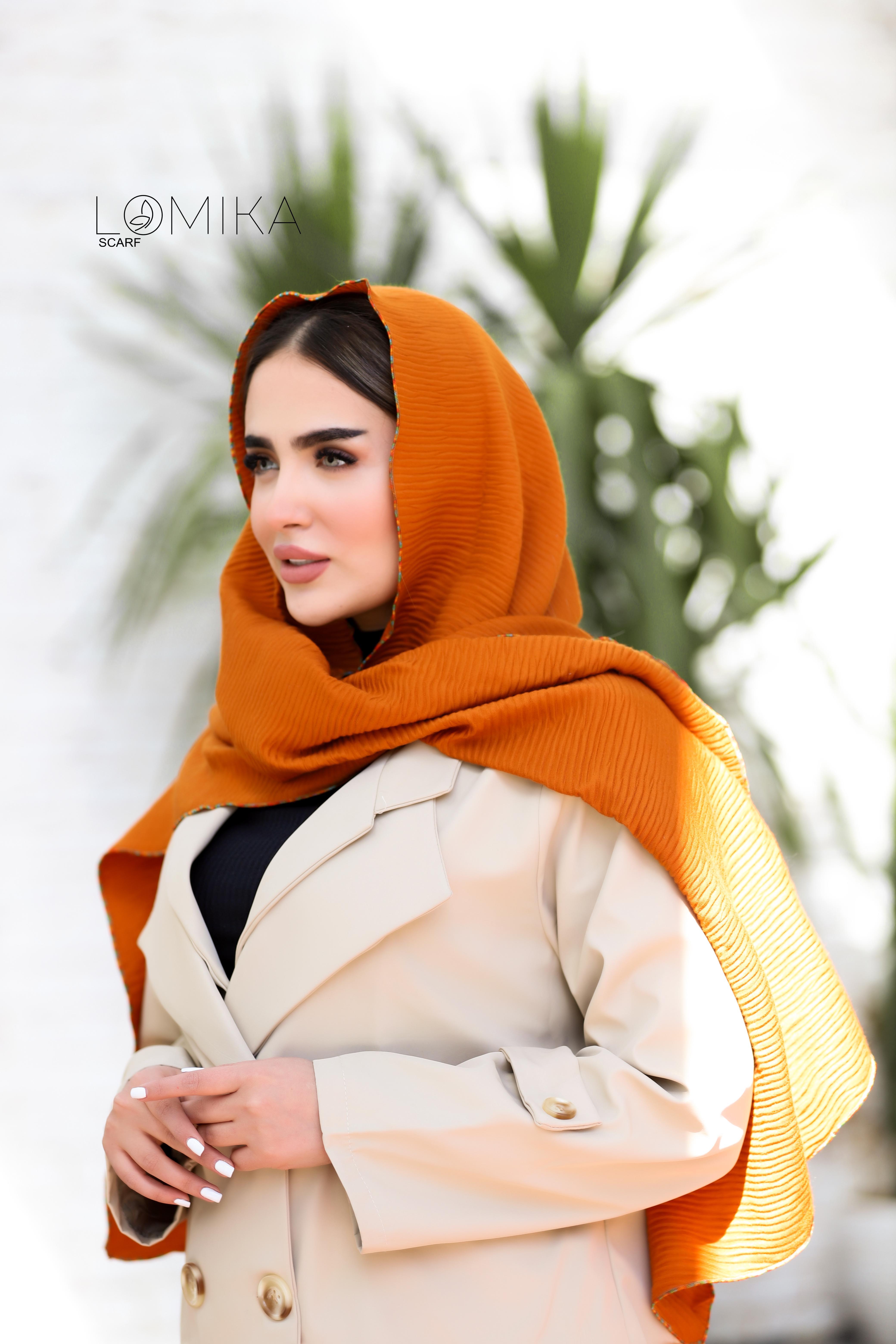 شال پلیسه پاییز و زمستان