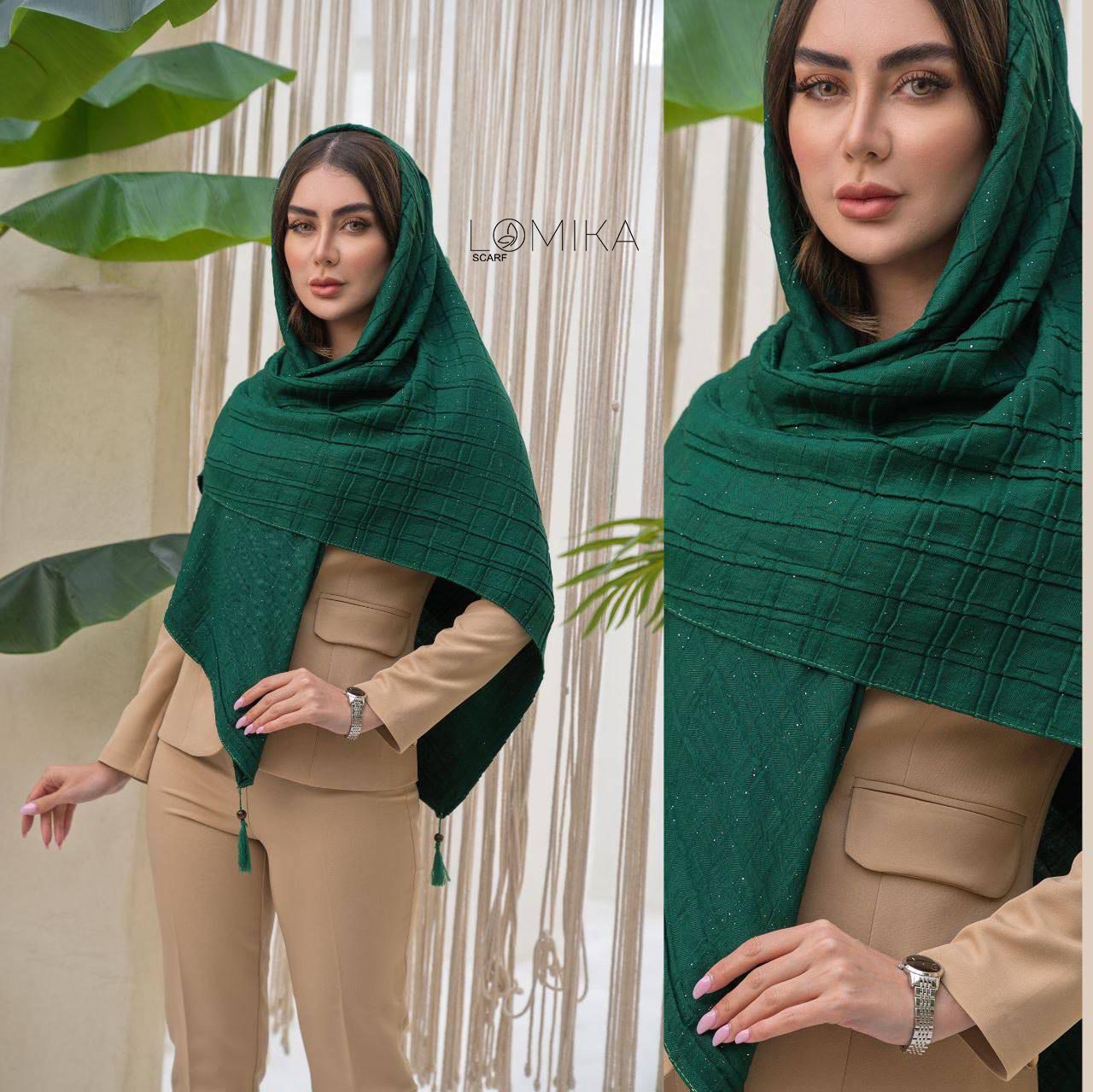 روسری ساده رنگبندی