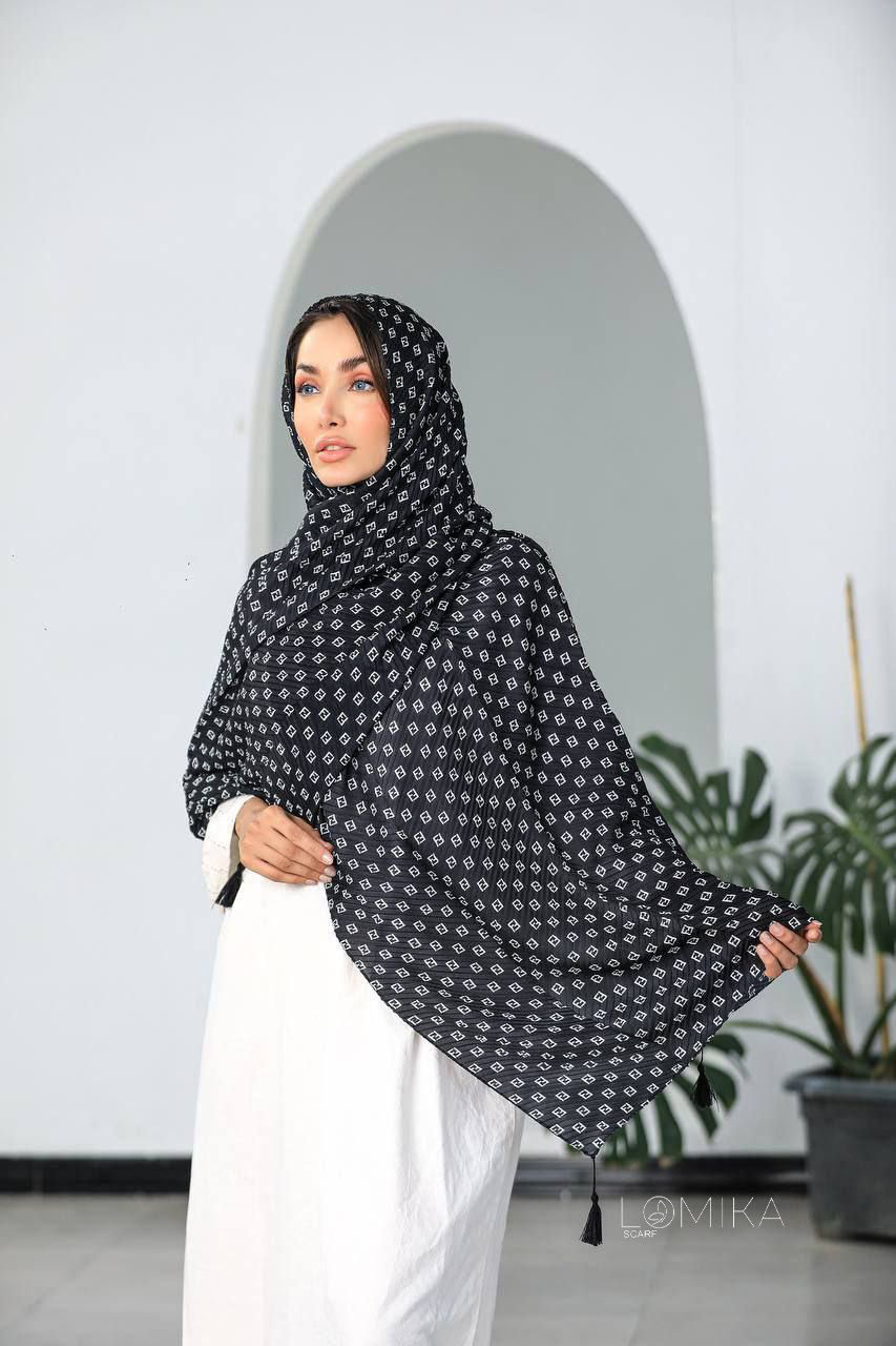 شال پلیسه طرحبندی بسته10طرحی کد sp3 (عمده)