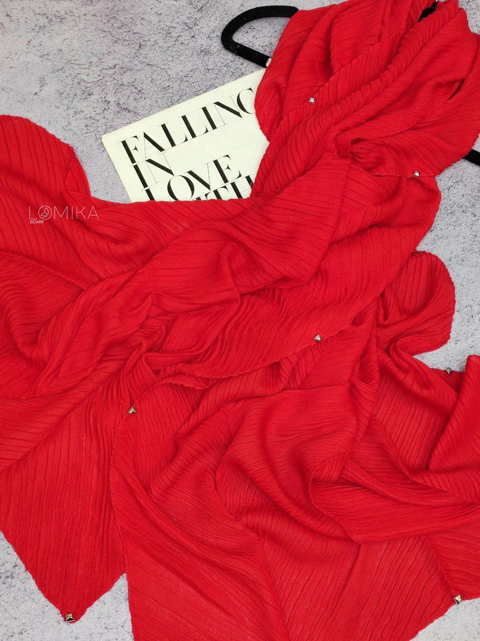 شال پلیسه پانچی بسته12رنگی کد sp5 (عمده)