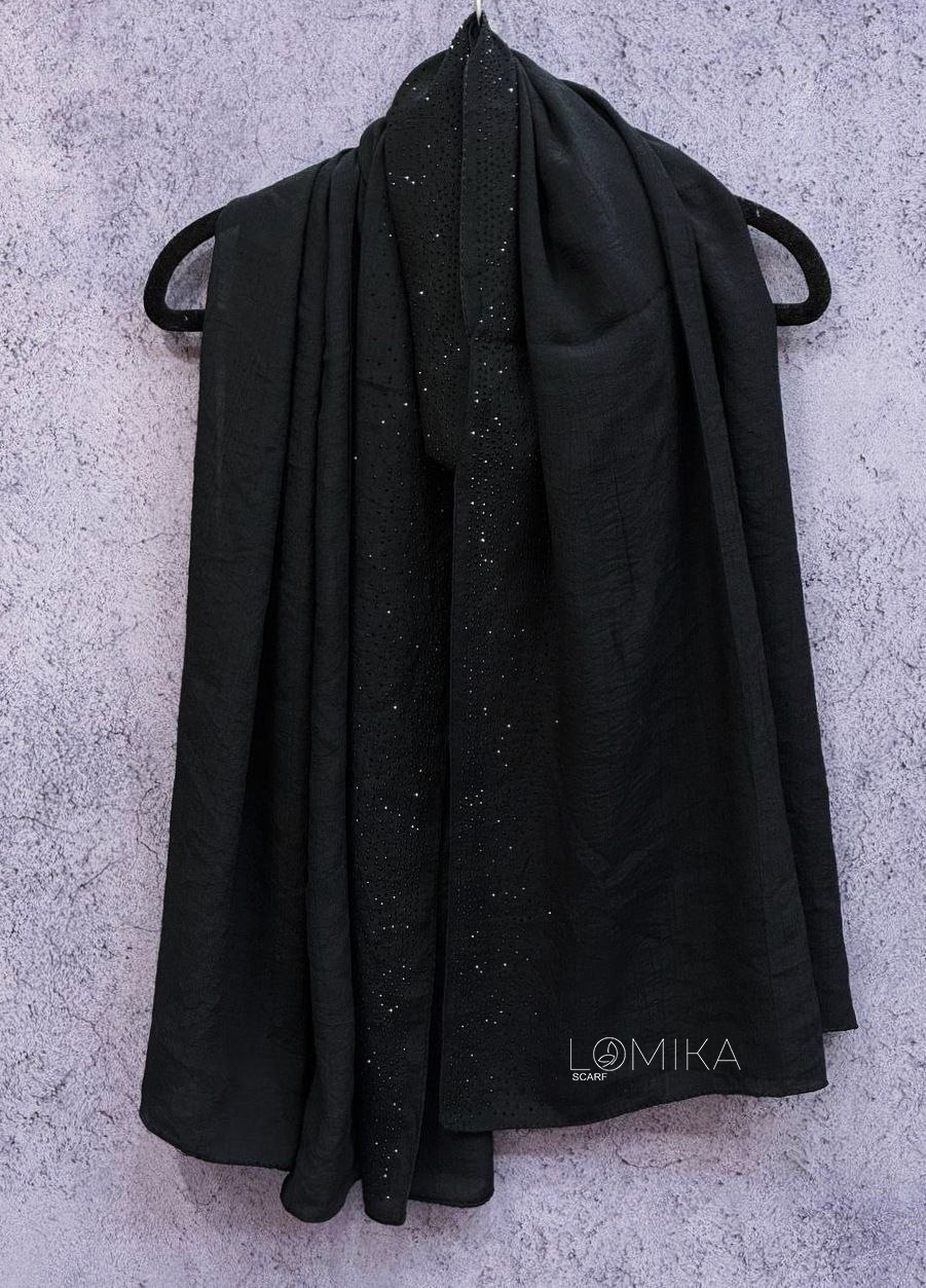 شال لبه نگینی سری انتخابی کد sm2 (عمده)