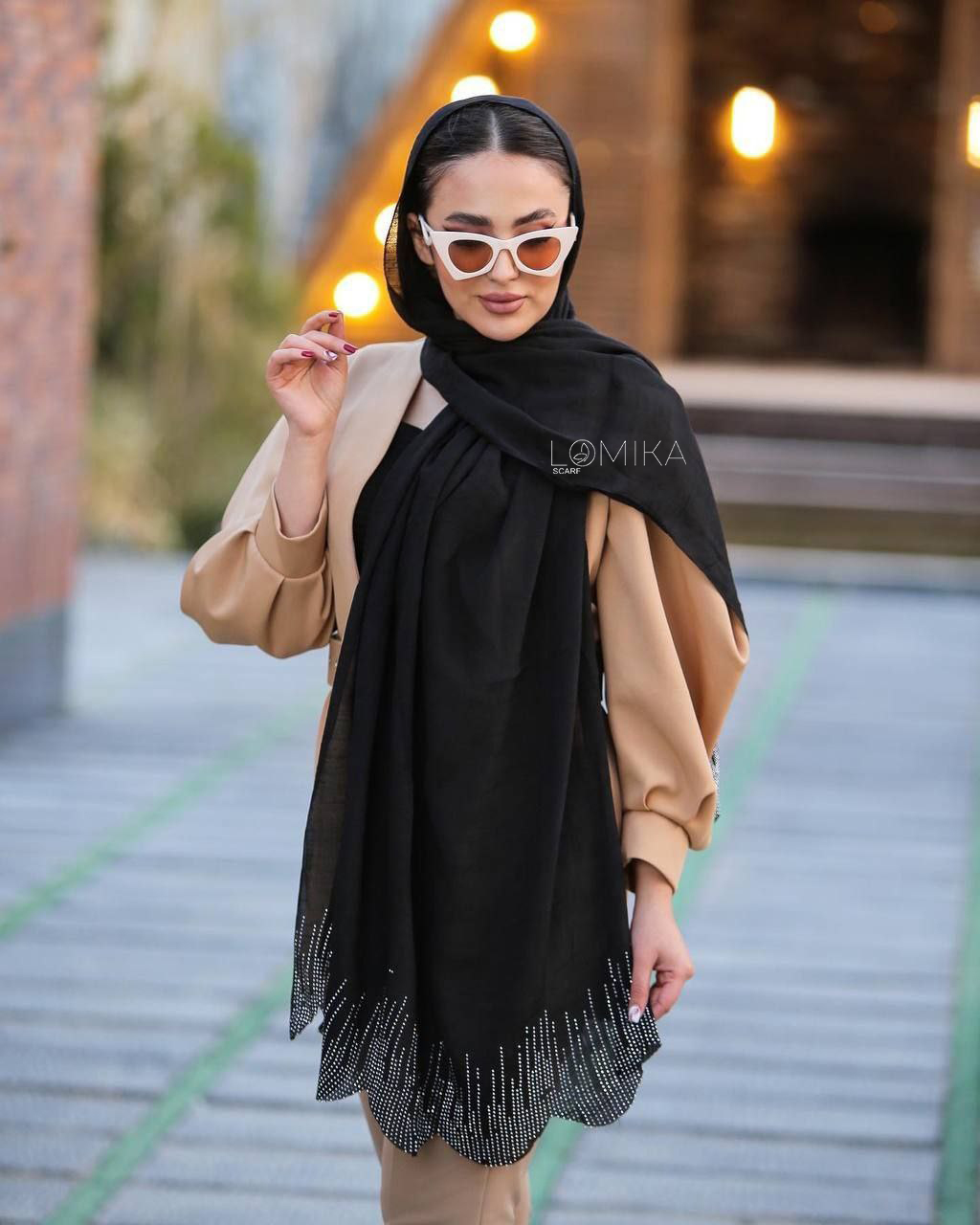 شال نگینی سری انتخابی کد sm4 (عمده)