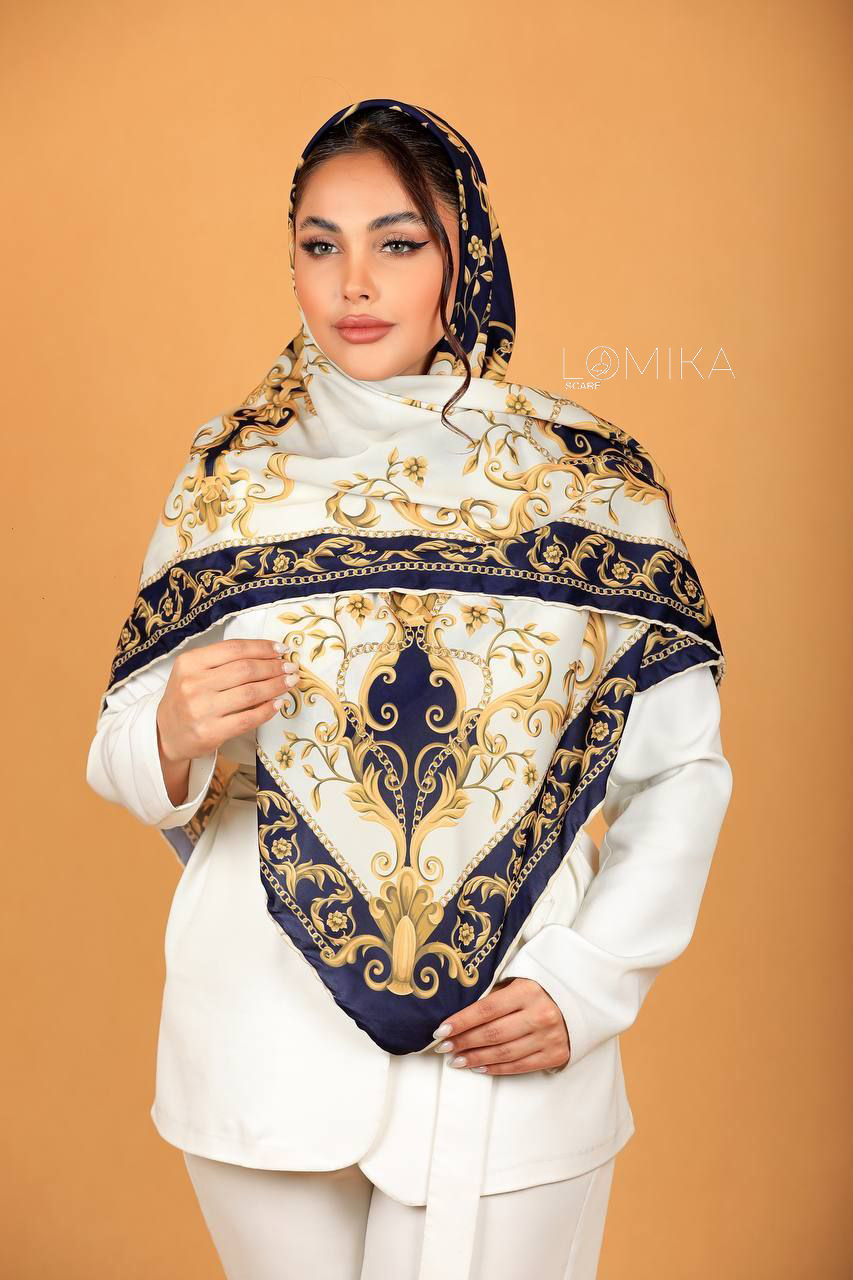 روسری حریر بسته6رنگی کد r8 (عمده)