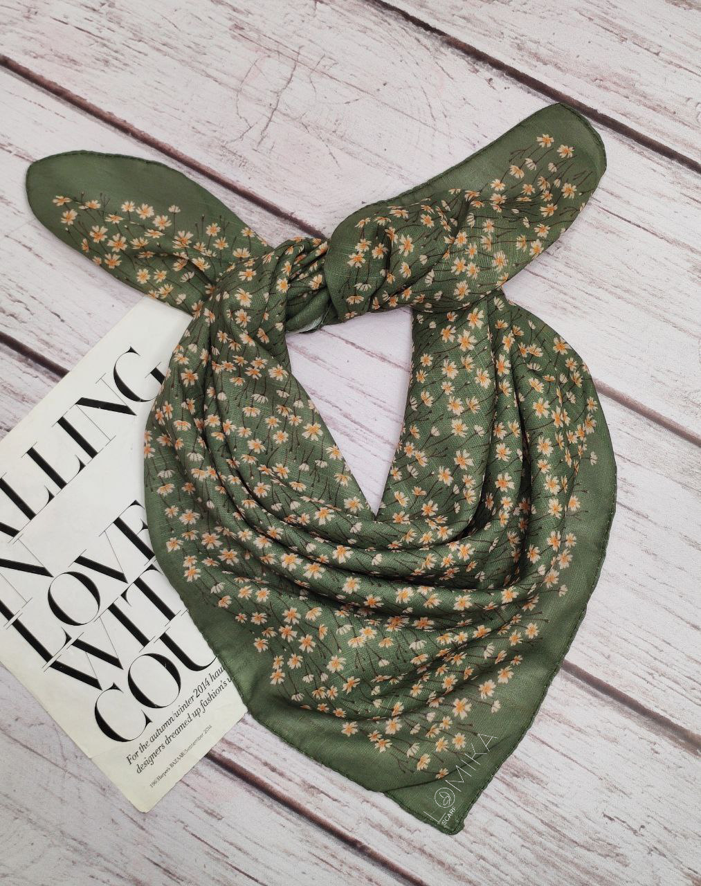 مینی اسکارف بسته8رنگی کد mt8 (عمده)