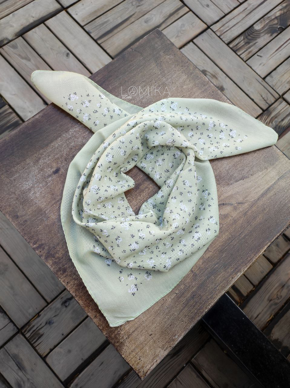 مینی اسکارف بسته6رنگی کد mt11 (عمده)