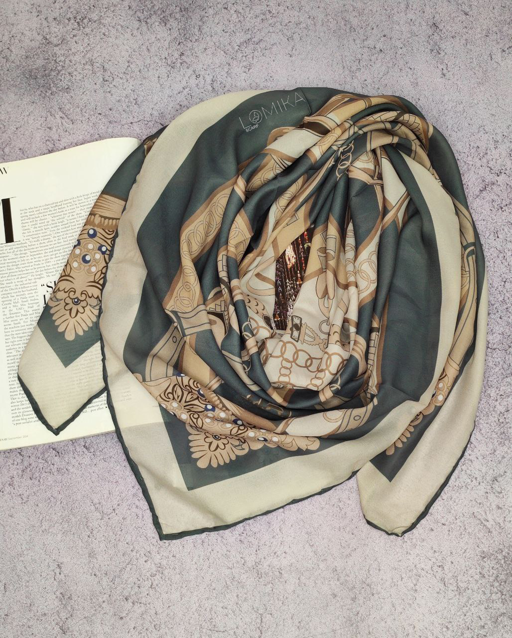 روسری حریر بسته4رنگی کد r20 (عمده)