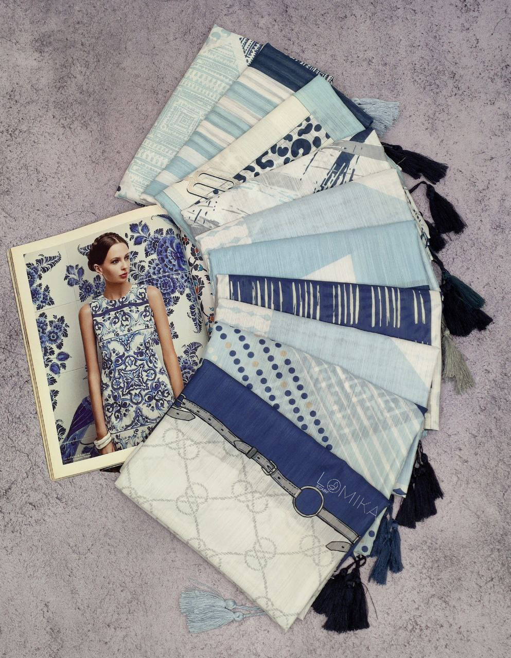 شال طرحبندی بسته10طرحی کد sh2 (عمده)