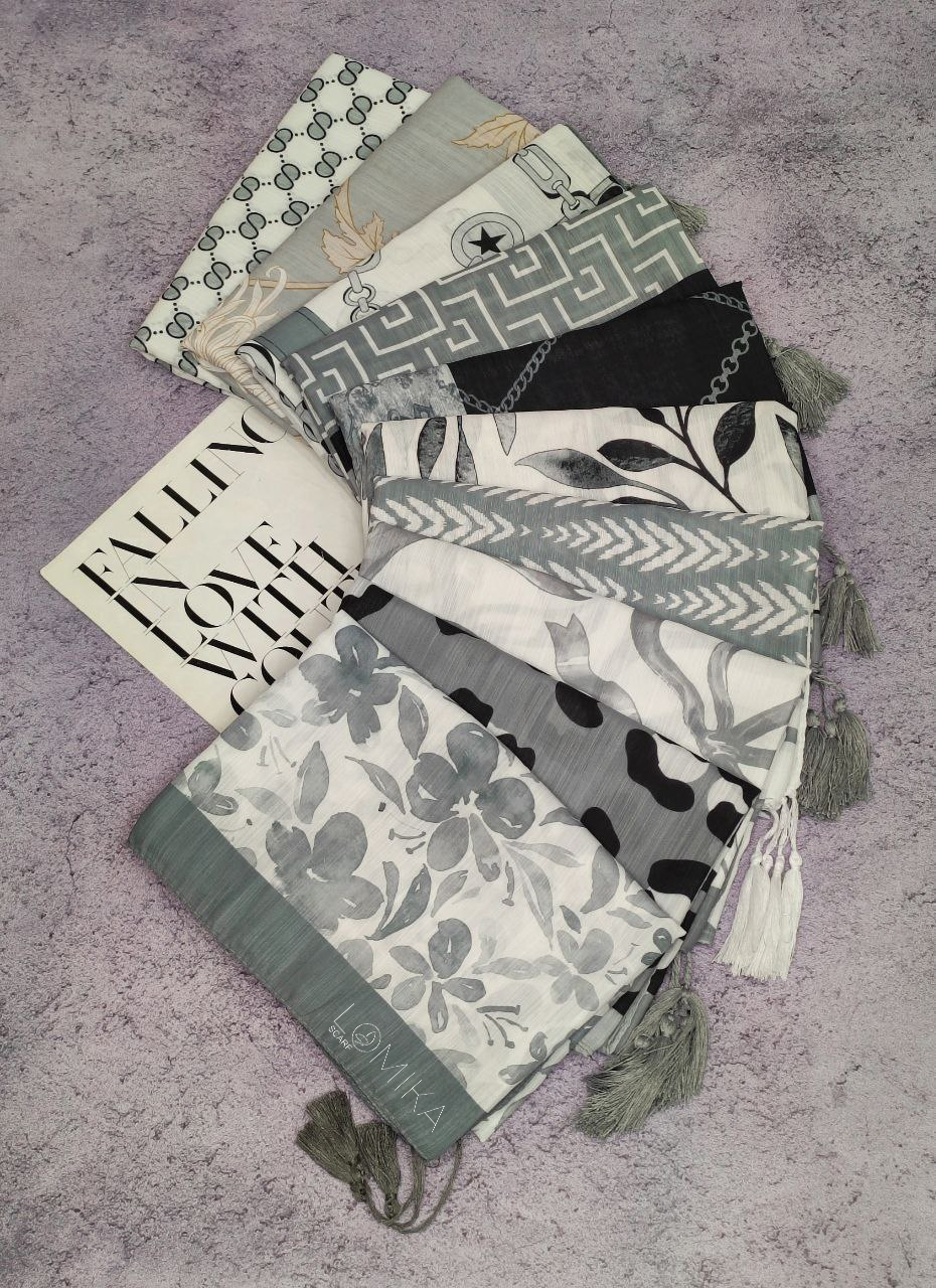 شال طرحبندی بسته10طرحی کد sh4 (عمده)