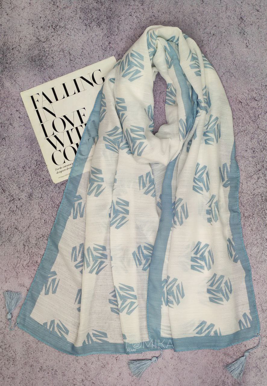 شال طرحدار بسته8رنگی کد sh15 (عمده)