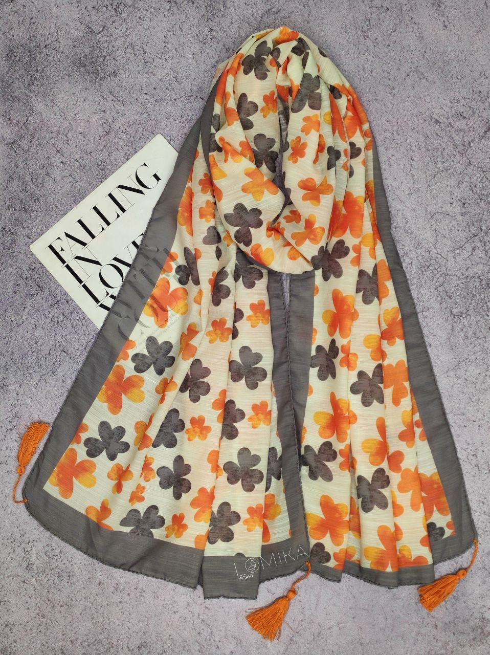 شال طرحدار بسته6رنگی کد sh16 (عمده)