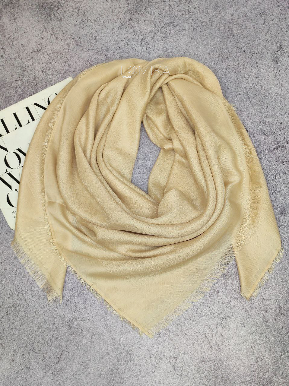 روسری ژاکارد بسته10رنگی کد rs4 (عمده)