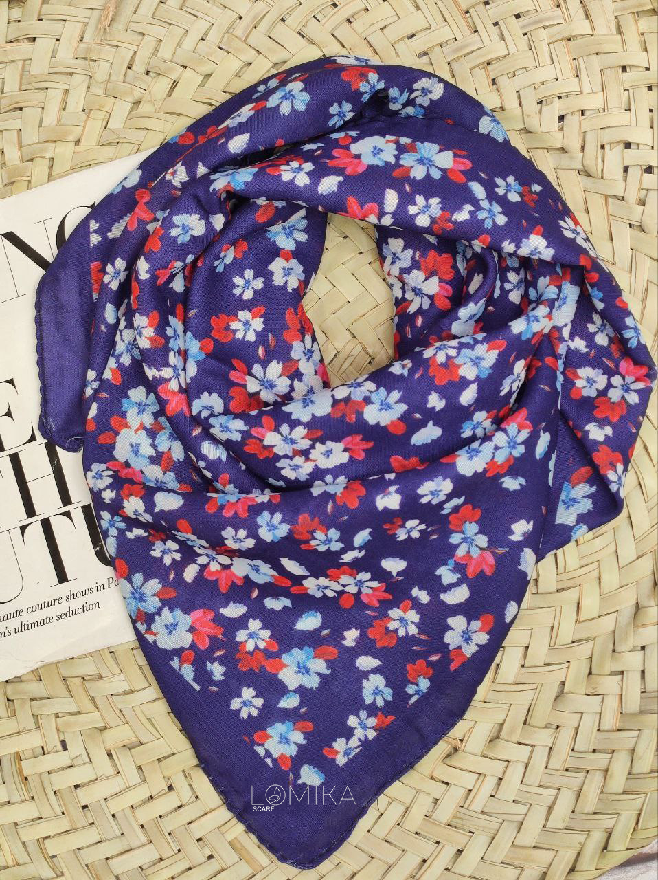 مینی اسکارف بسته8رنگی کد mt14 (عمده)