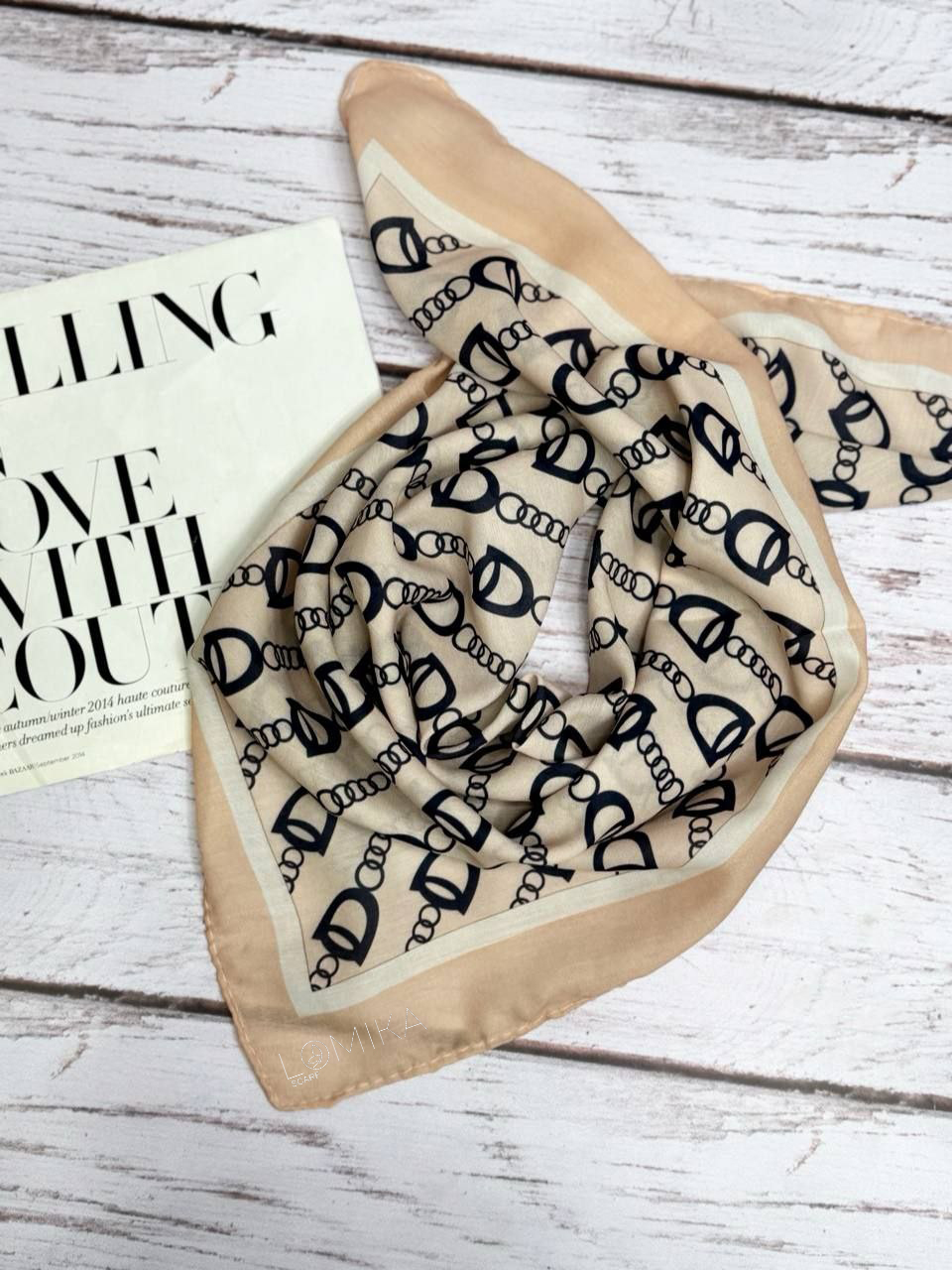 مینی اسکارف بسته10رنگی کد mt17 (عمده)