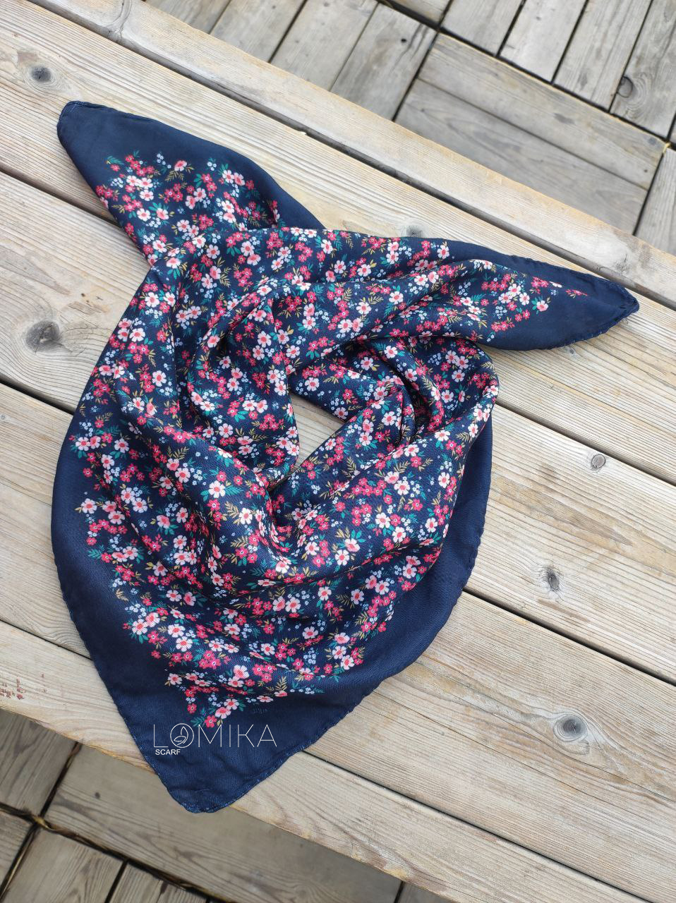 مینی اسکارف بسته6رنگی کد mt19 (عمده)