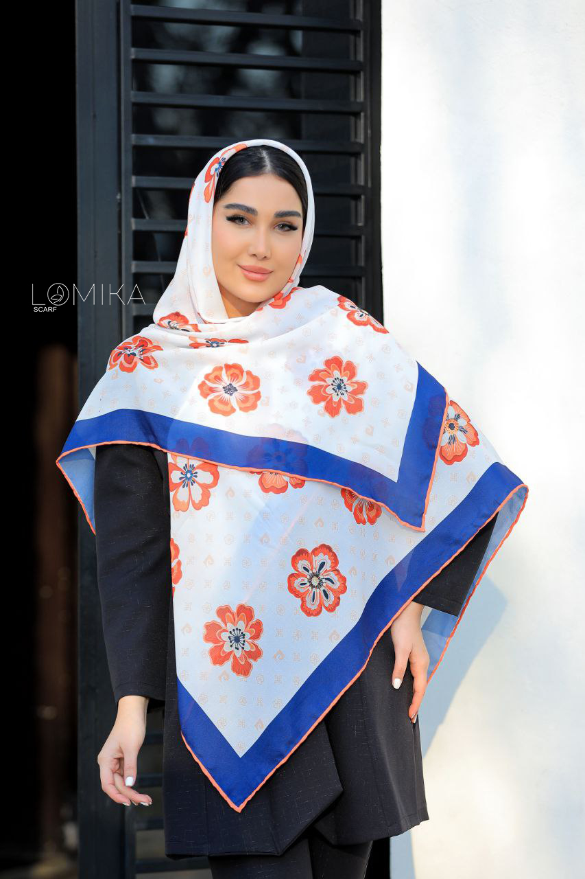 روسری طرحدار سری انتخابی کد r35 (عمده)