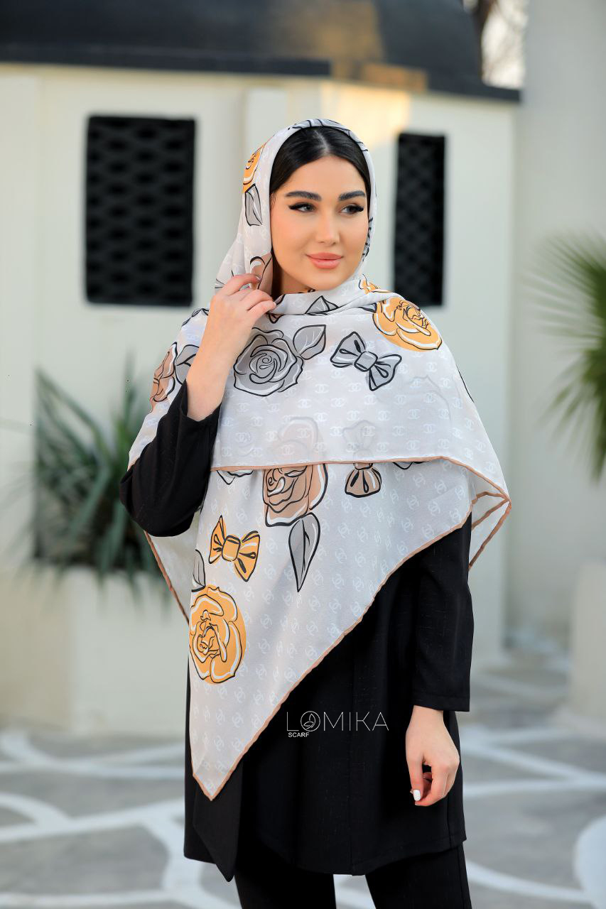 روسری طرحدار سری انتخابی کد r36 (عمده)