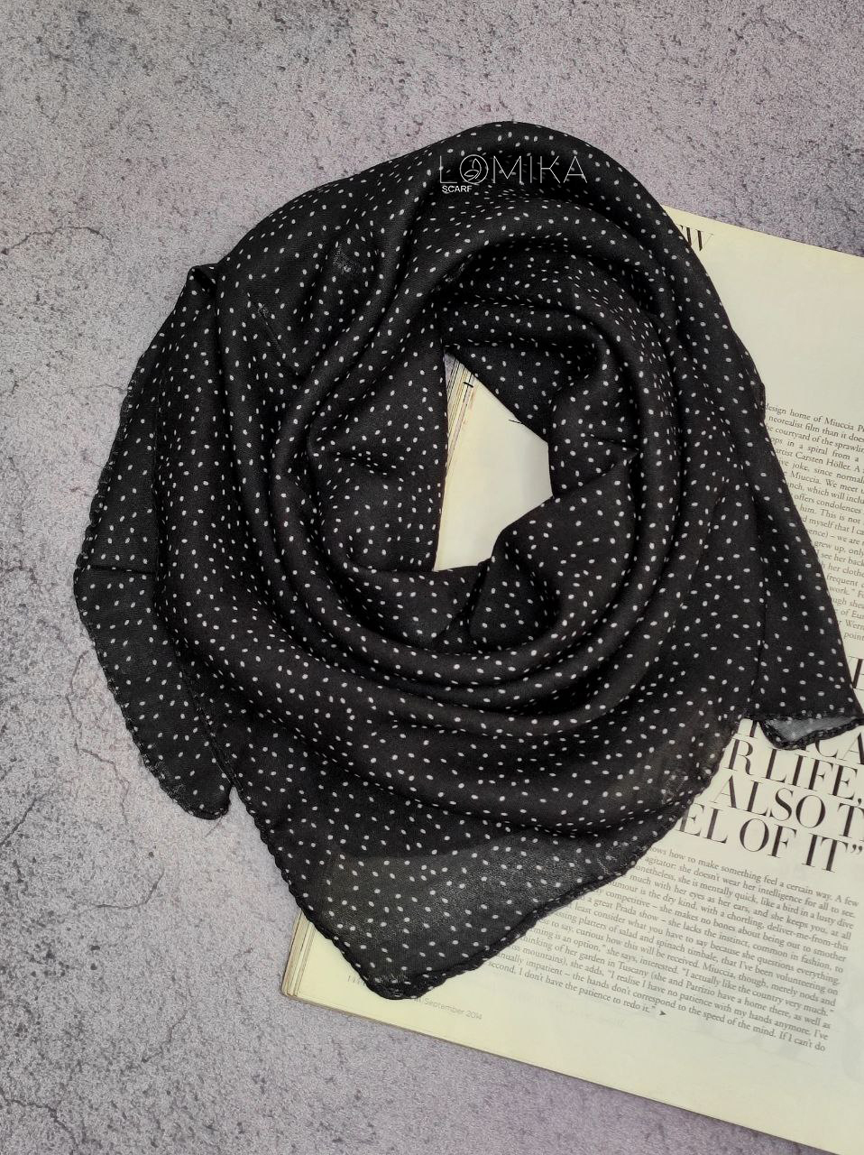 مینی اسکارف طرحدار بسته10رنگی کد mt21 (عمده)