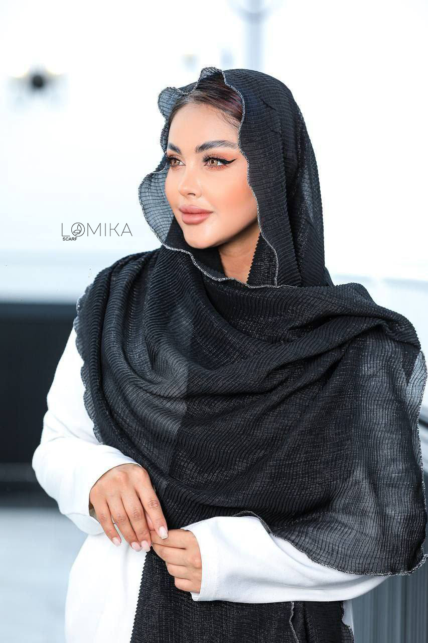 شال پلیسه لمه سری انتخابی کد sm16 (عمده)