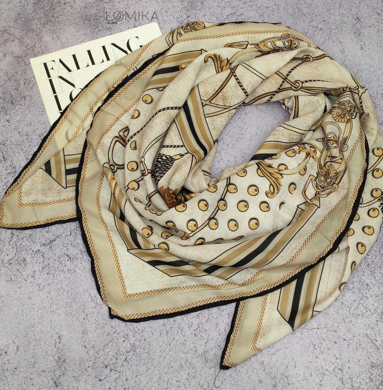 روسری طرحدار سری انتخابی کد r48 (عمده)