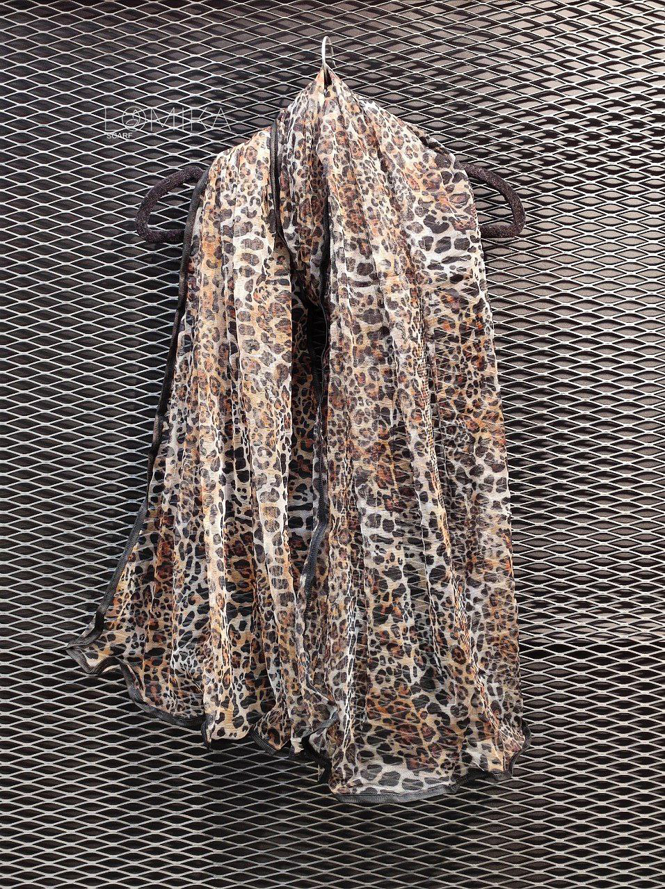 شال توری پلنگی سری انتخابی کد sh36 (عمده)