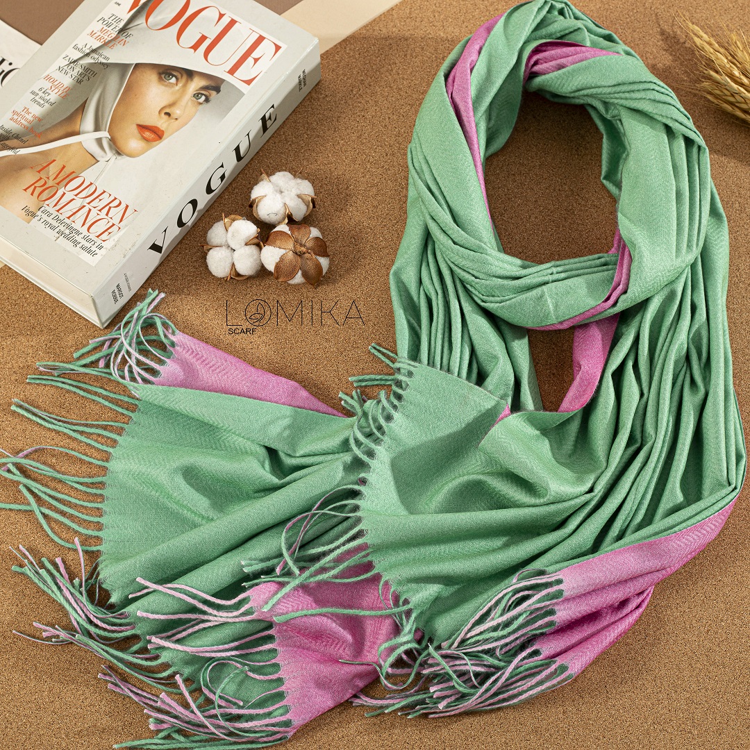 شال موهر دورو وارداتی بسته10رنگی کد sz2 (عمده)