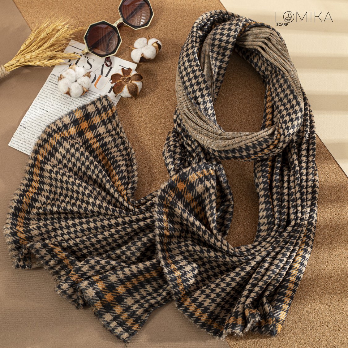 شال مخمل طرحدار سری انتخابی کد sc24 (عمده)