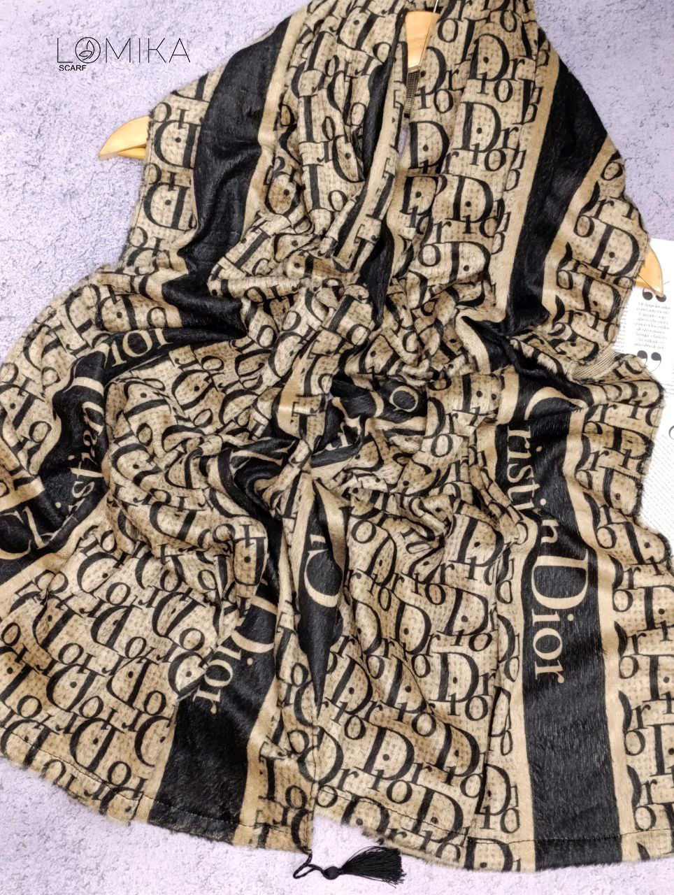 شال مخمل طرحدار سری انتخابی کد sc27 (عمده)