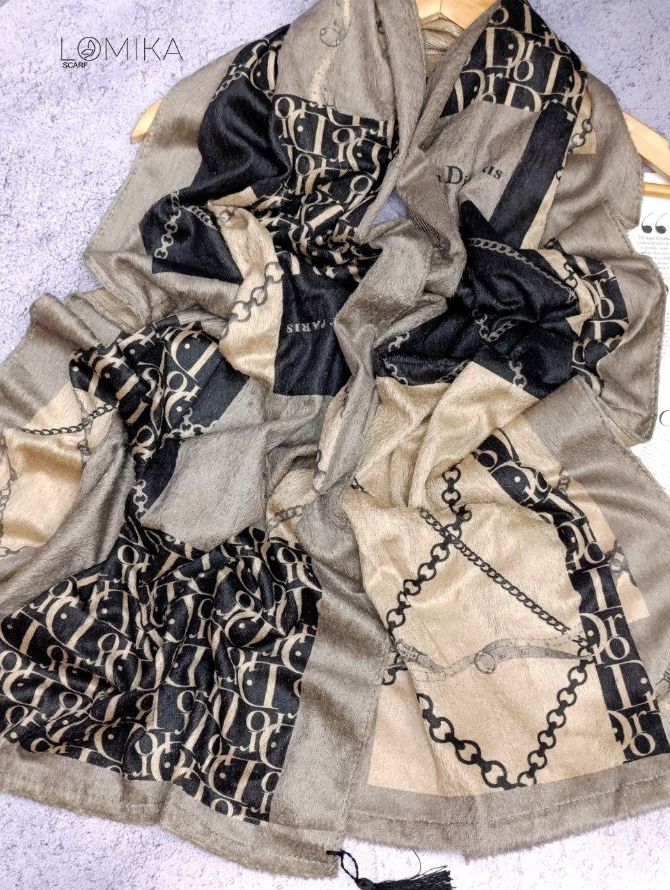 شال مخمل طرحدار سری انتخابی کد sc28 (عمده)