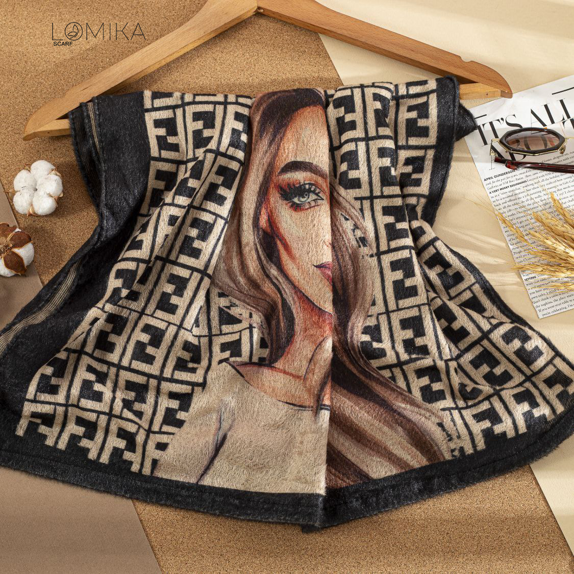 شال مخمل تینیجری سری انتخابی کد sc32 (عمده)