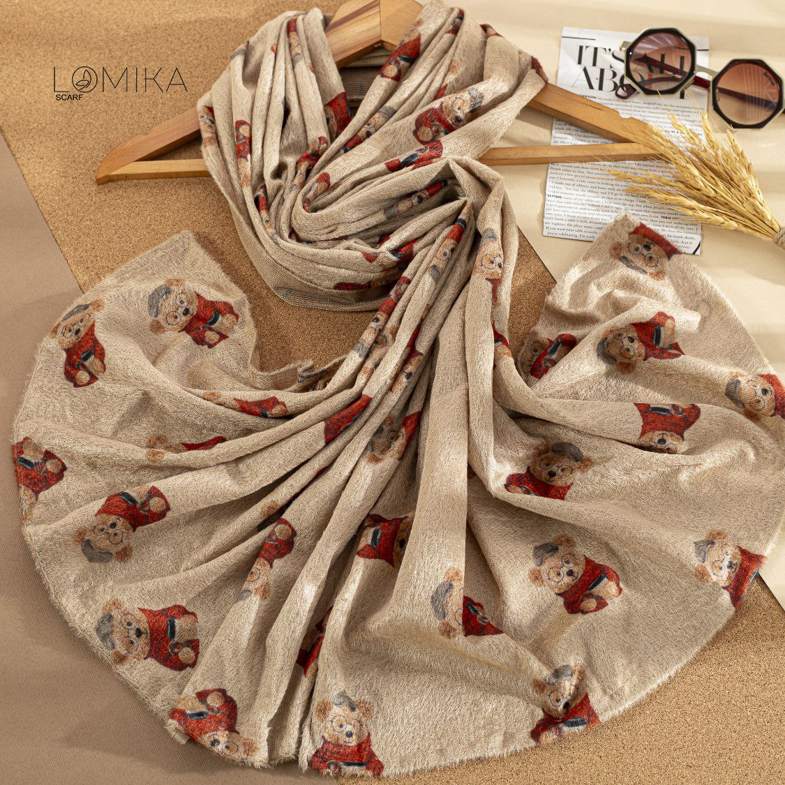 شال مخمل تینیجری سری انتخابی کد sc34 (عمده)