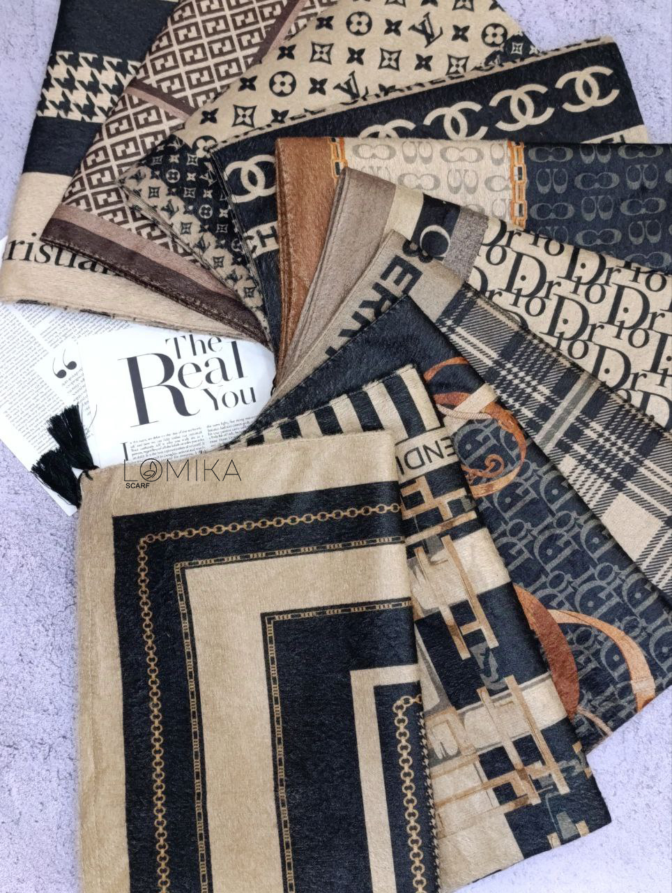 شال مخمل طرحبندی بسته10طرحی کد sc53 (عمده)