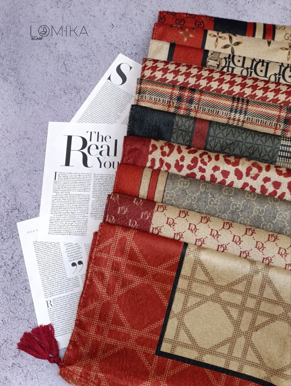 شال مخمل طرحبندی بسته10طرحی کد sc54 (عمده)