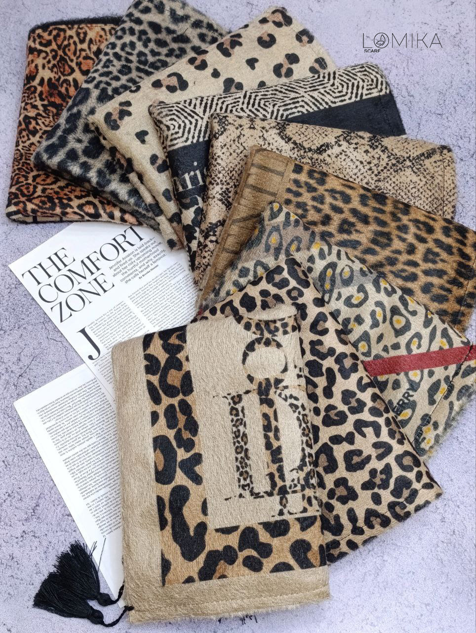 شال مخمل طرحبندی بسته10طرحی کد sc54 (عمده)