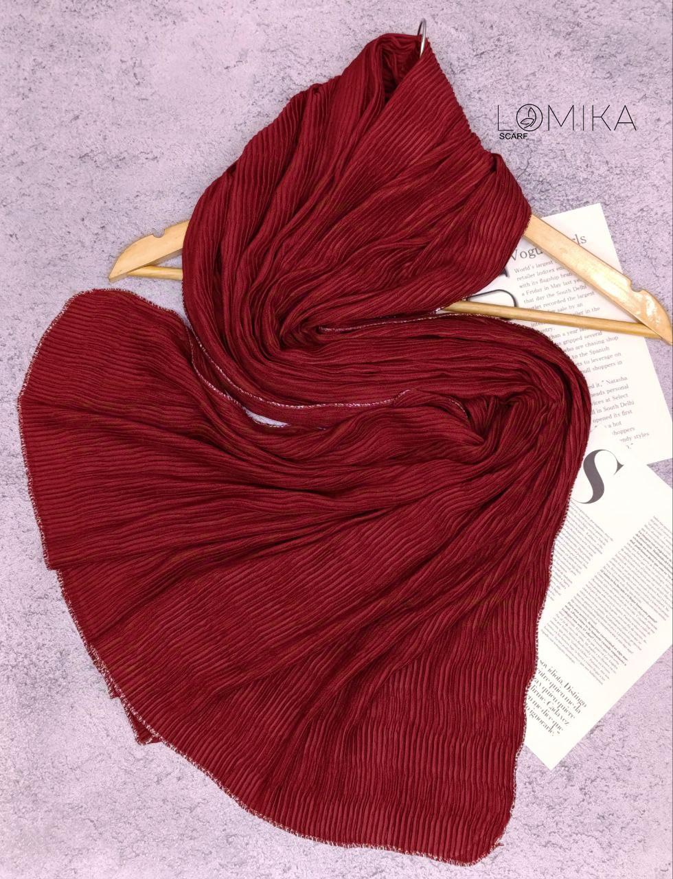 شال پلیسه لمه البالویی پاییزه سری انتخابی کد ps19 (عمده)