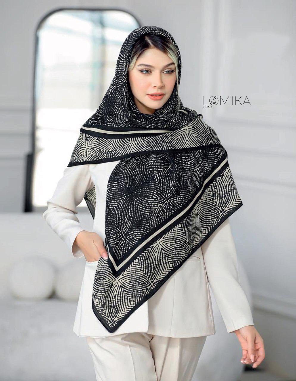 روسری چاپ خیس پاییزه بسته8رنگی کد rp5 (عمده)