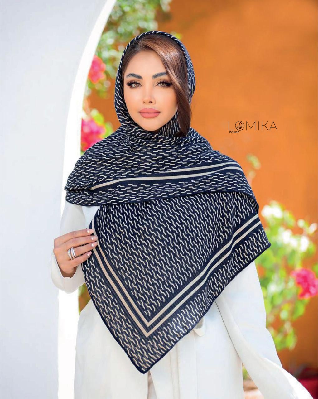 روسری چاپ خیس پاییزه بسته8رنگی کد rp6 (عمده)