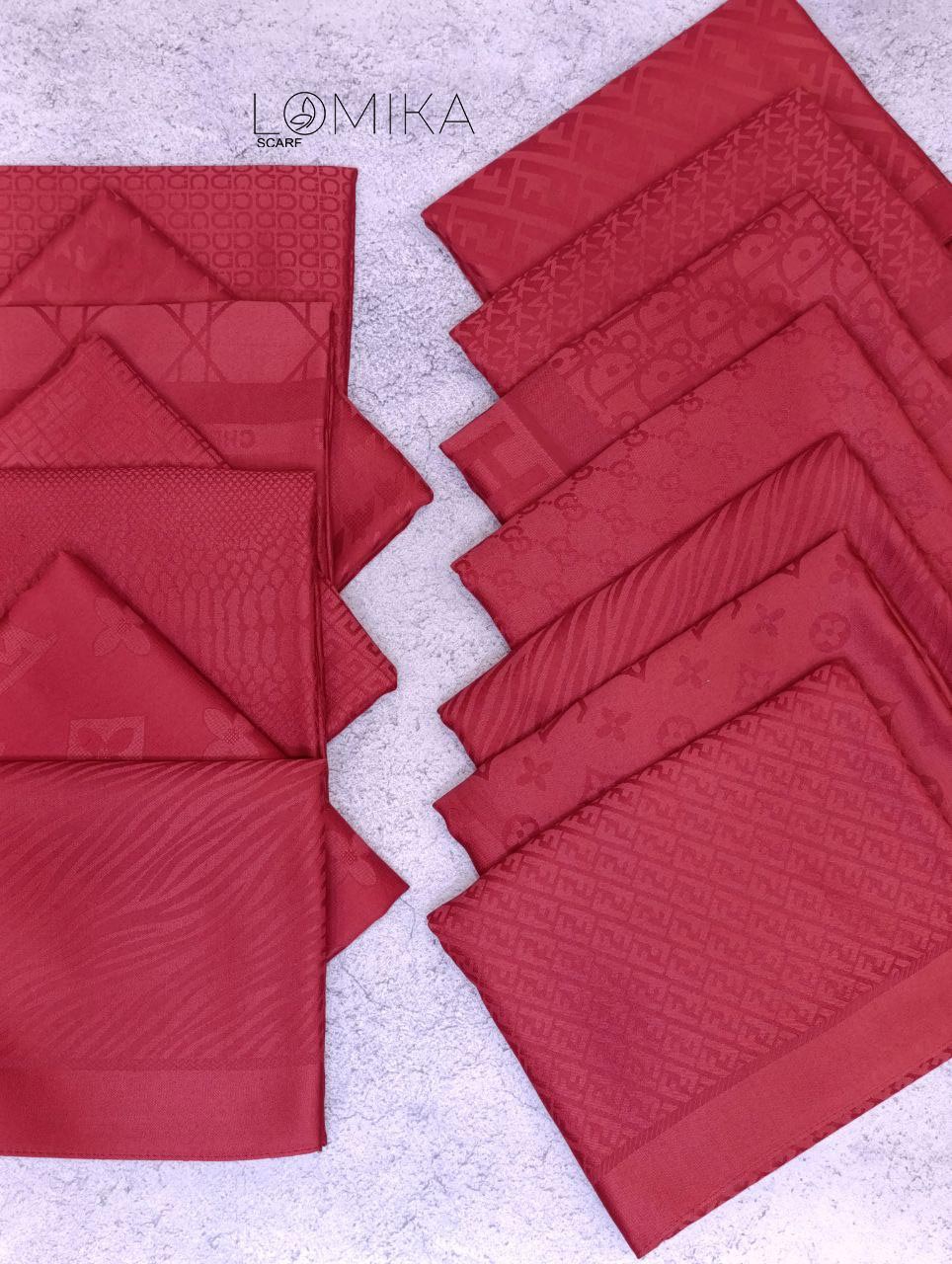 شال ژاکارد بسته14رنگی کد sm23 (عمده)