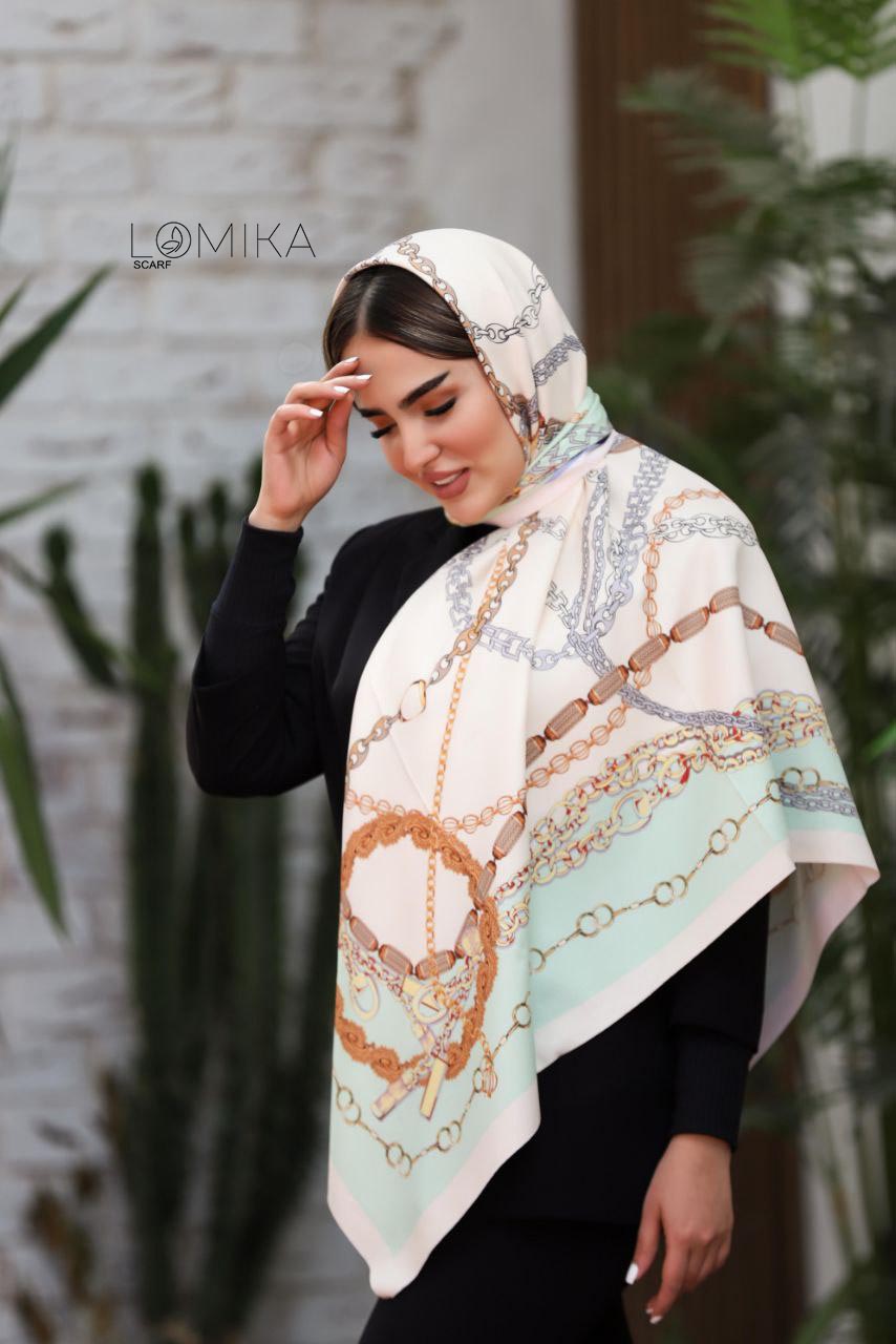 روسری ابریشم توییل بسته3رنگی کد rp8 (عمده)