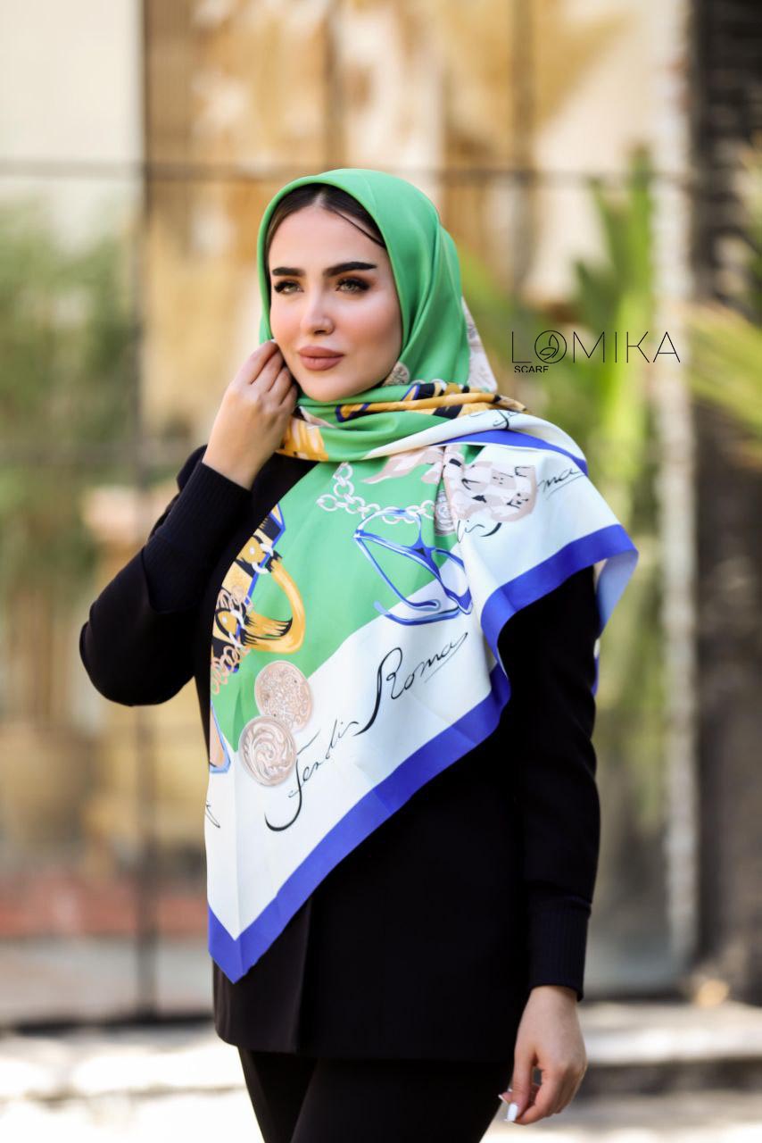 روسری ابریشم توییل بسته4رنگی کد rp9 (عمده)