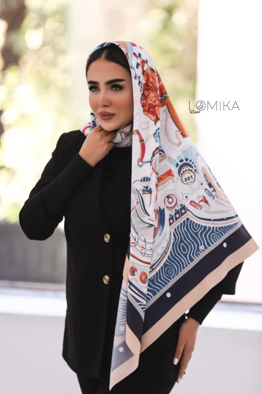 روسری ابریشم توییل بسته2رنگی کد rp10 (عمده)