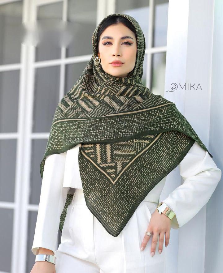 روسری چاپ خیس بسته8رنگی کد rp16 (عمده)