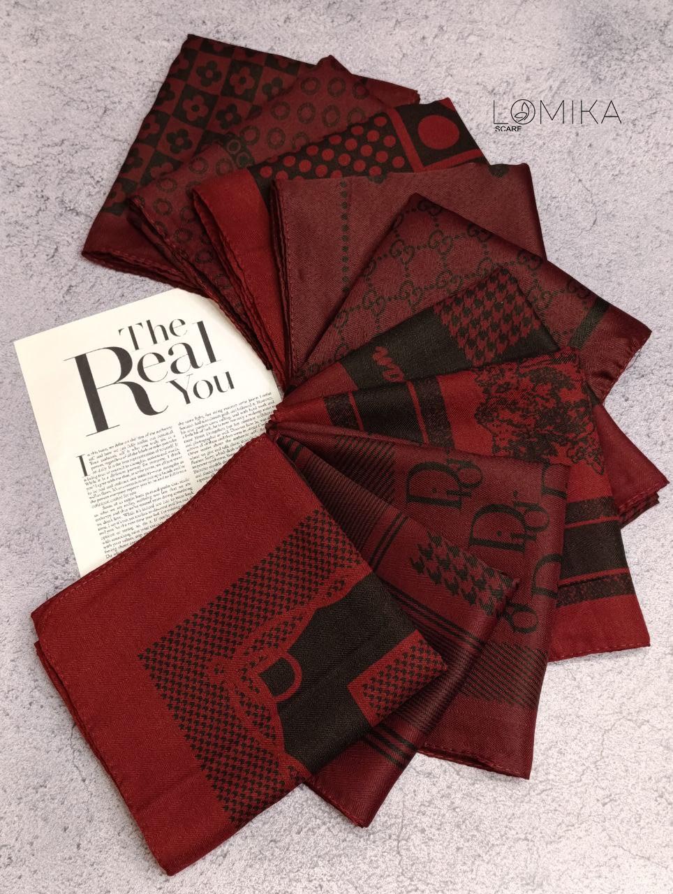 مینی اسکارف دورو طرحدار بسته10طرحی کد mp6 (عمده)