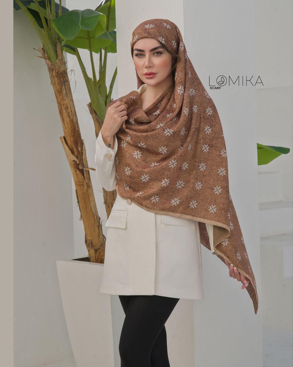 روسری پاییزه دورو بسته4رنگی کد rp28 (عمده)