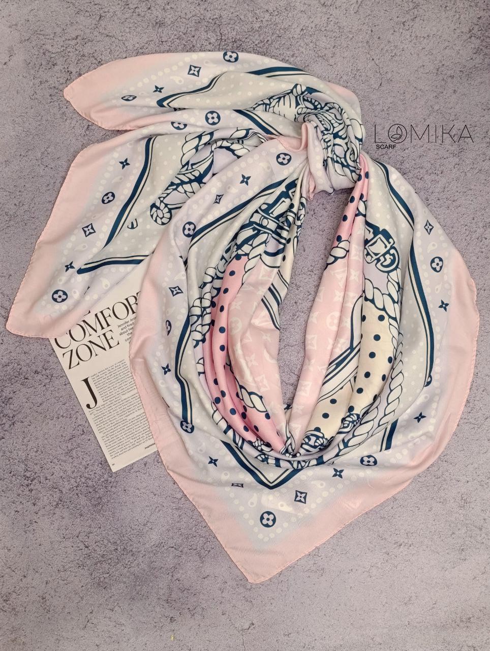 روسری ابریشم توییل سری انتخابی کد rp42 (عمده)