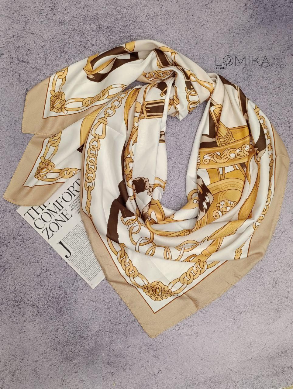 روسری ابریشم توییل سری انتخابی کد rp43 (عمده)