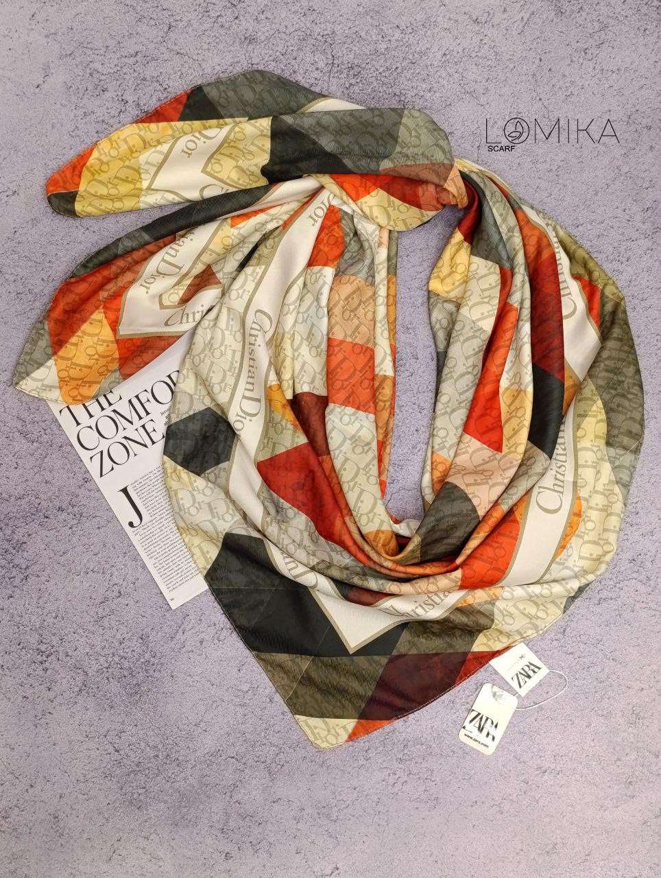 روسری ابریشم توییل سری انتخابی کد rp44 (عمده)