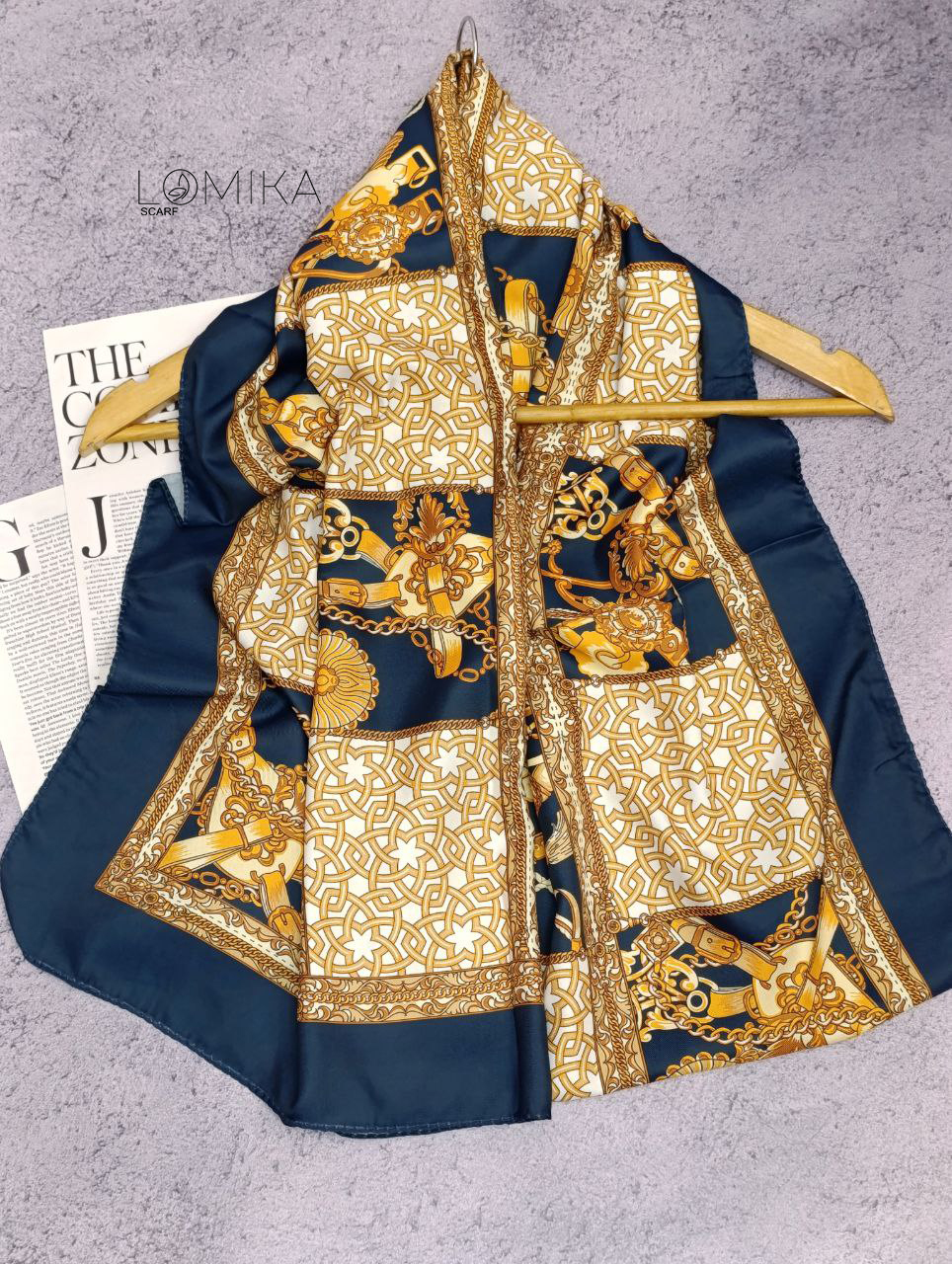 شال ابریشم توییل بسته3رنگی کد sc66 (عمده)