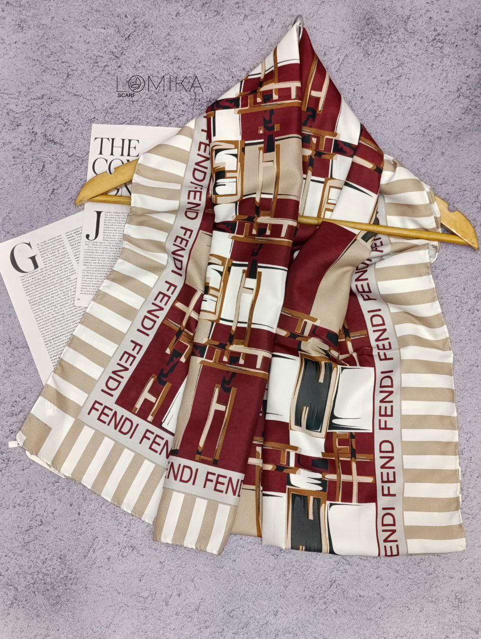 شال ابریشم توییل بسته3رنگی کد sc67 (عمده)