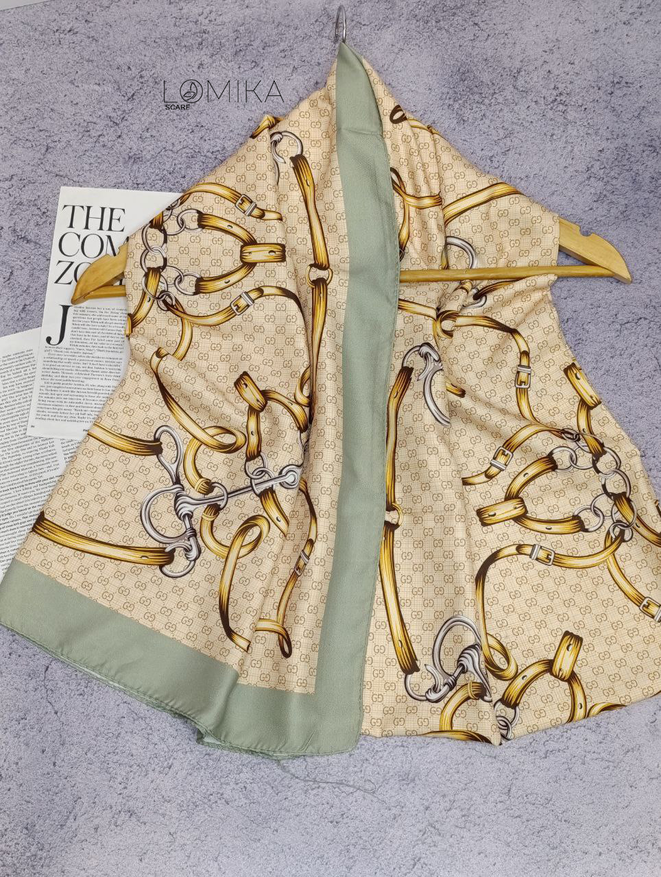 شال ابریشم توییل سری انتخابی کد sc72 (عمده)