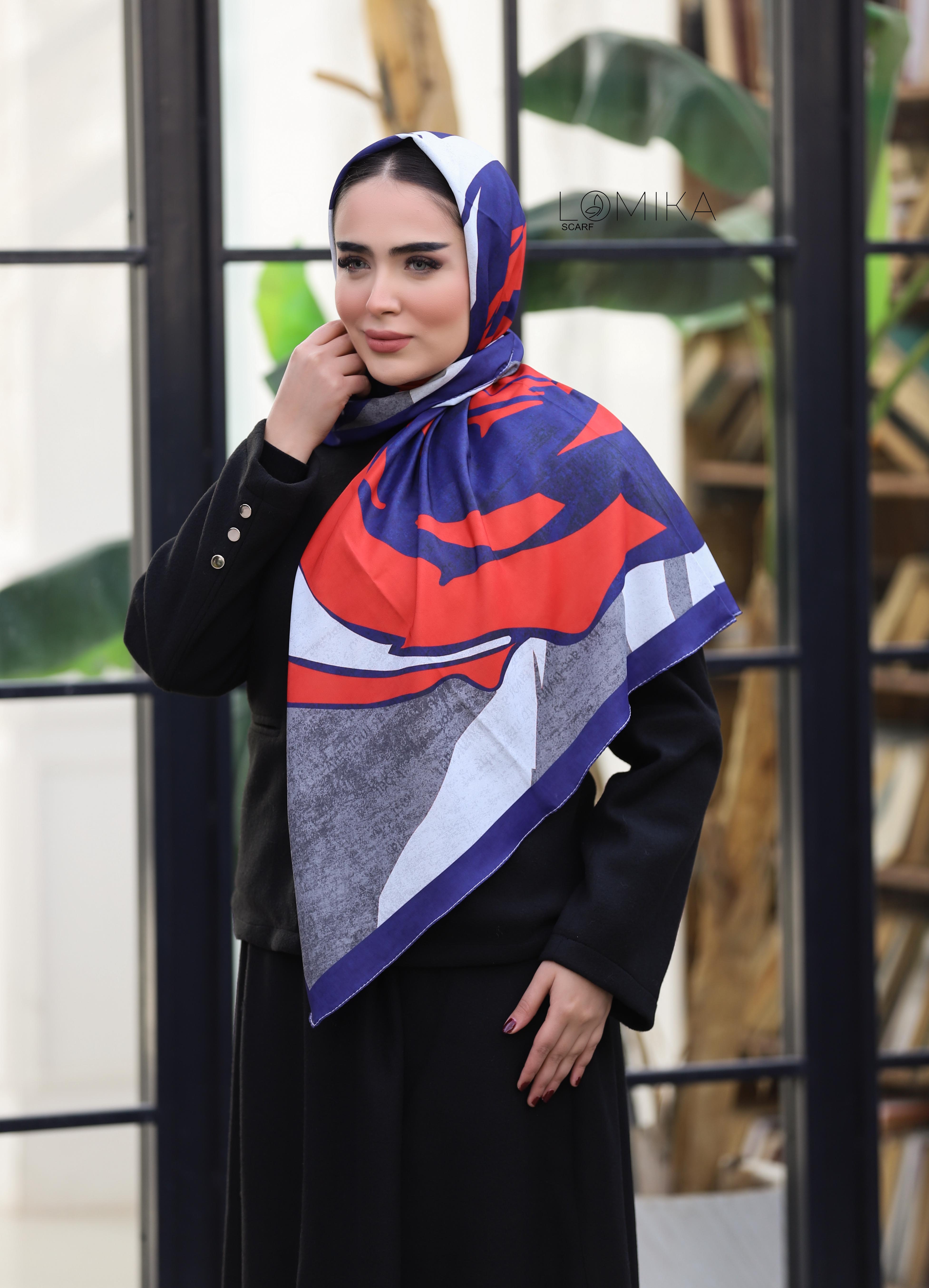 روسری ابریشم توییل بسته4رنگی کد rp55 (عمده)